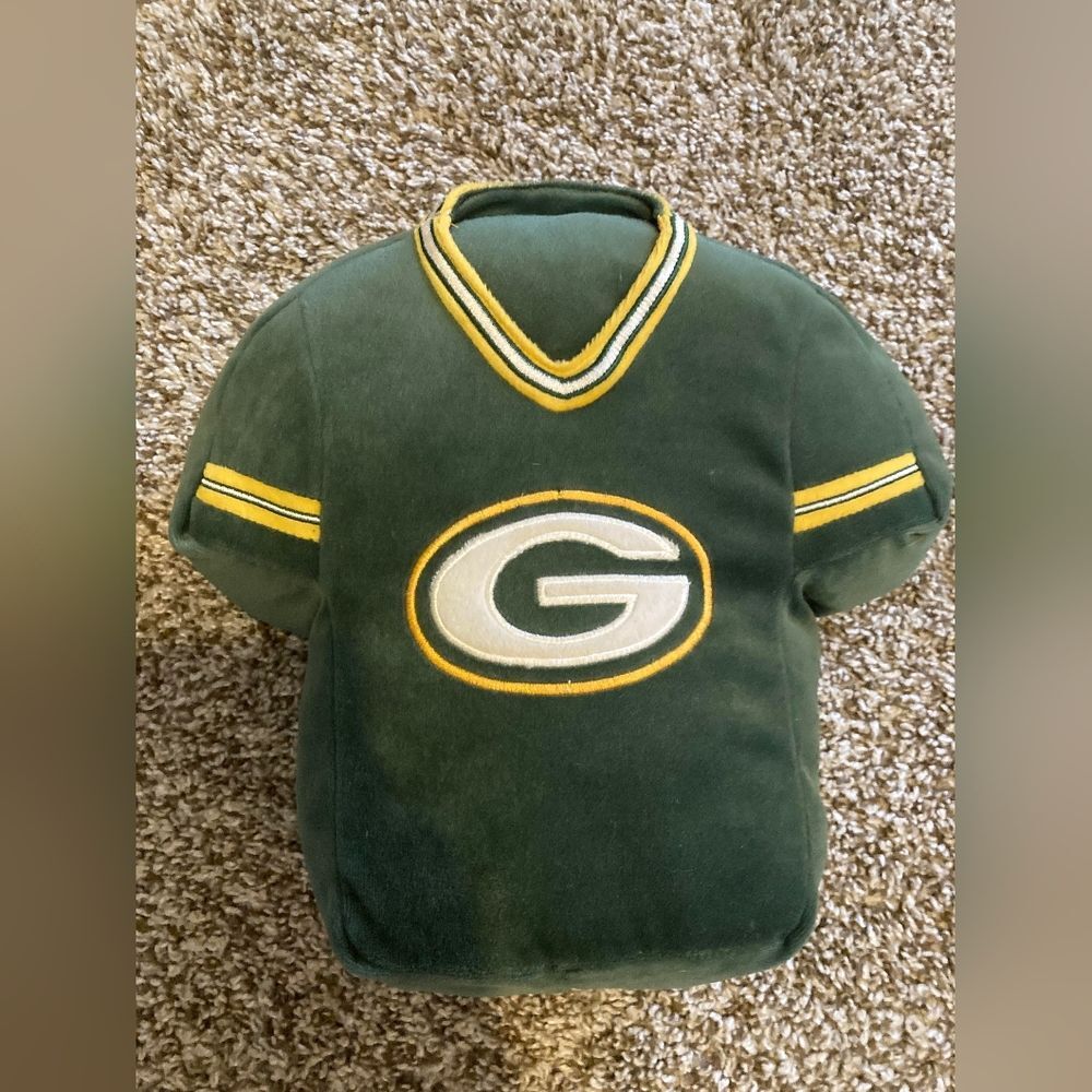 Green Bay Packers Plush Jersey Pillow